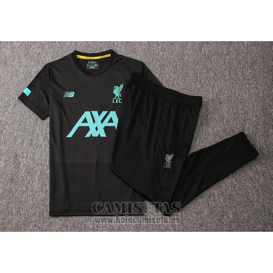 Chandal del Liverpool Manga Corta 2019-2020 Negro